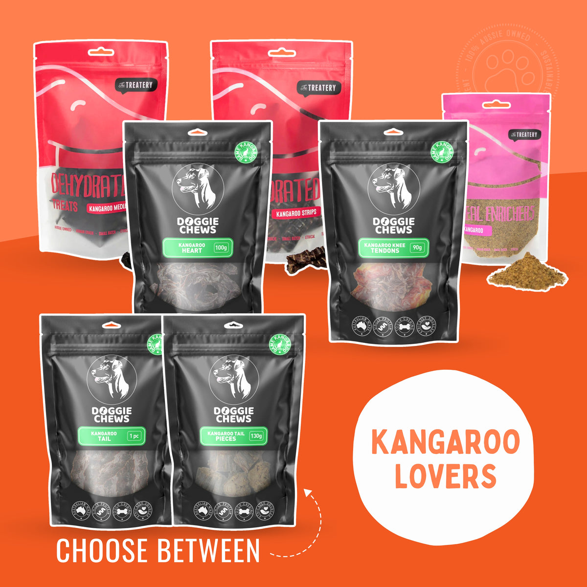 Kangaroo Dog Treat Bundle (SAVE $10)