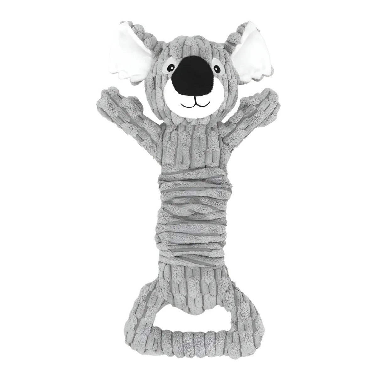 Koala Rope Plush Squeaky Dog Toy