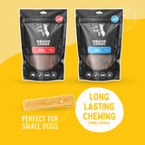 Long lasting chew bundle for small dogs with bully sticks and fishy chews natural dental dog treats