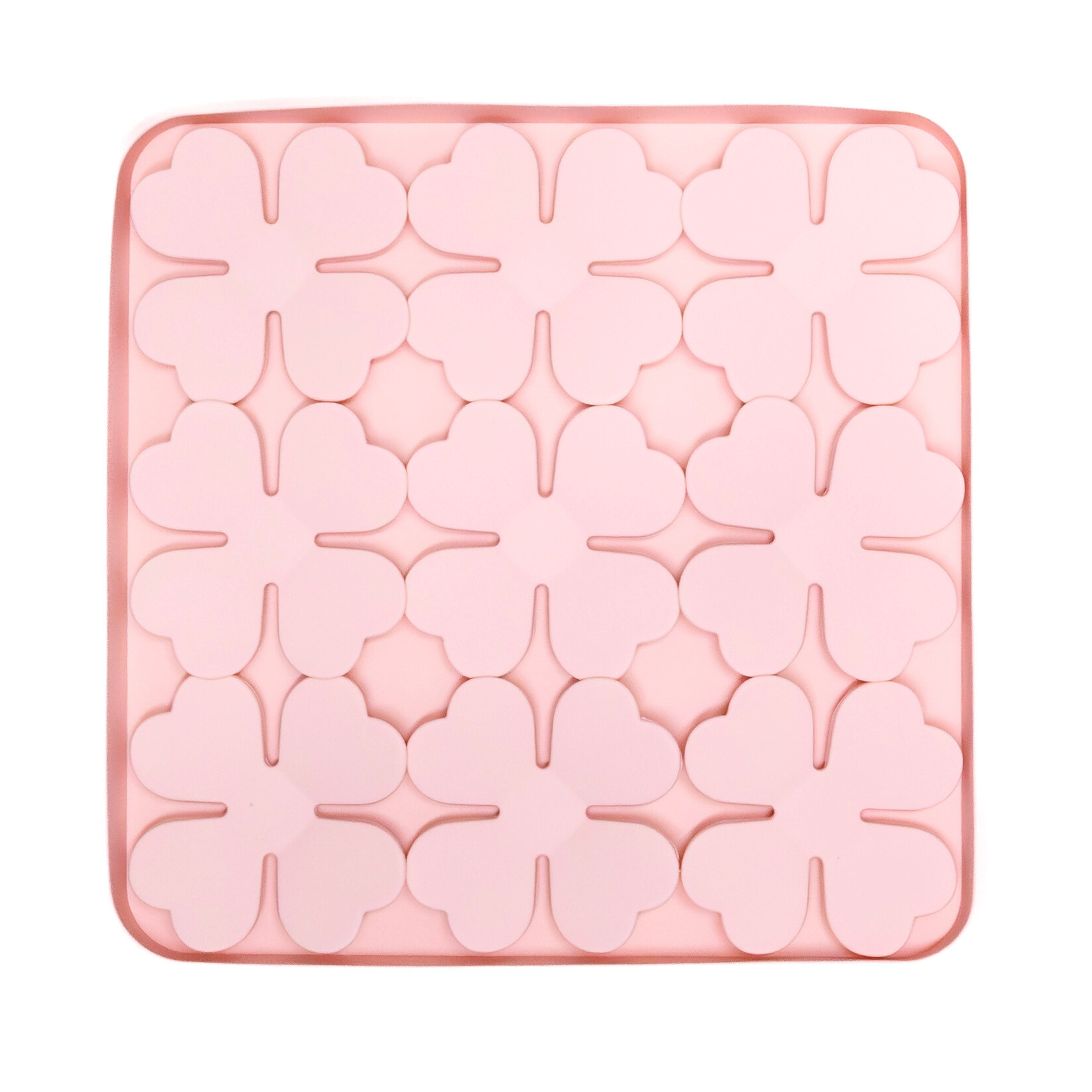 Pink Flower Slow Feeder Enrichment Bowl encourages slower eating habits and reduces bloating for dogs during mealtime.