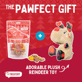 The Pawfect Gift Dog Treat Christmas Gift - Reindeer (SAVE $6)