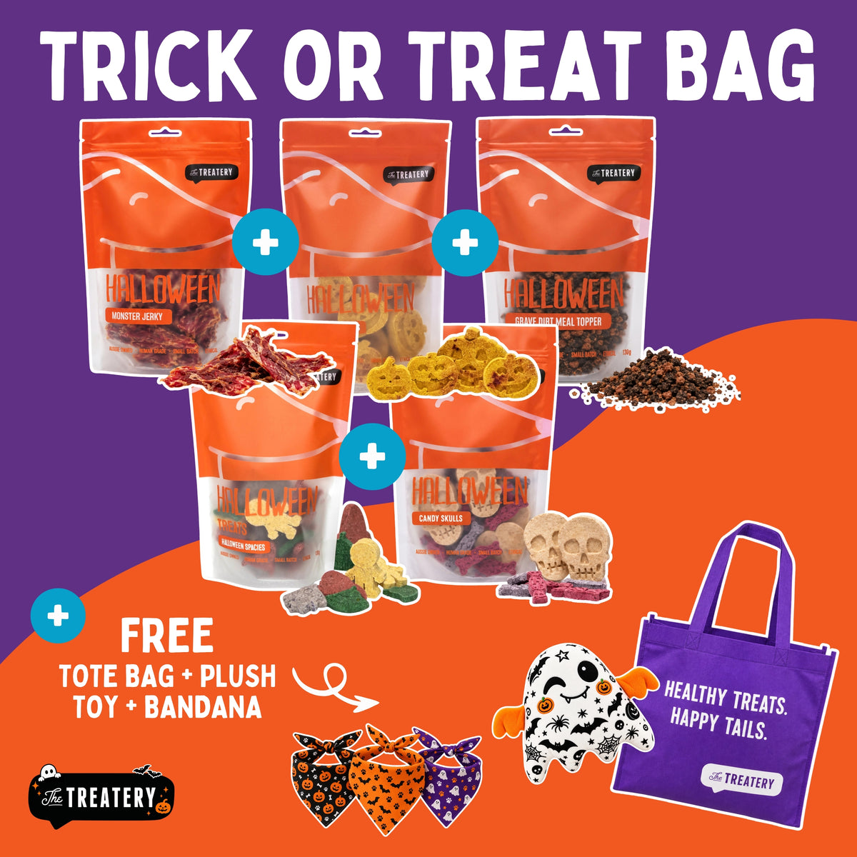 Trick or Treat Halloween Dog Treat Bundle (Save $23)