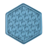 Hexagon Licky Pad Enrichment Slow Feeder Mat for Dogs
